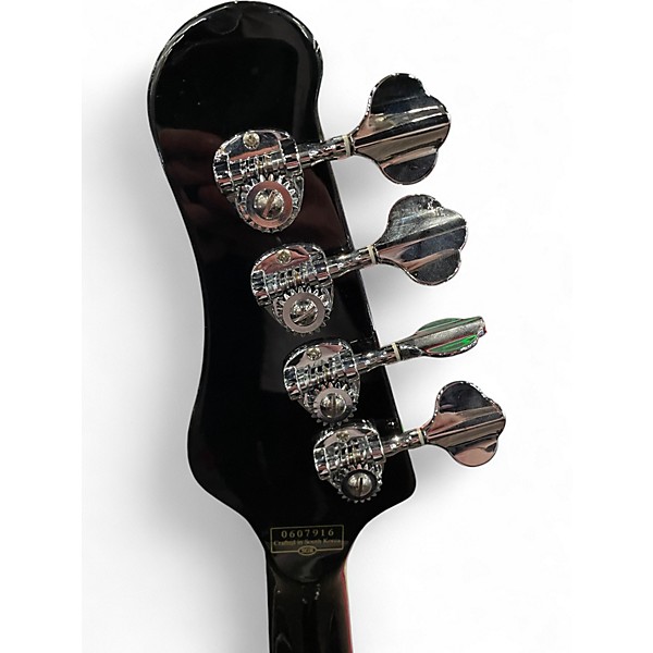 Used Schecter Guitar Research Ultra Bass  Black Electric Bass Guitar