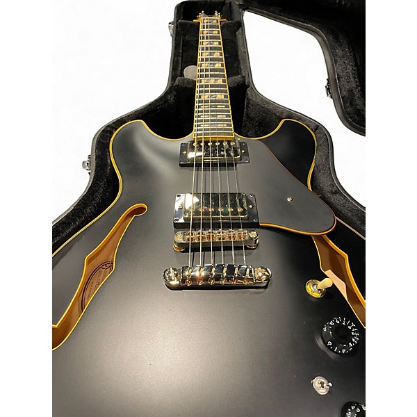 Used Ibanez JSM-20 Black Hollow Body Electric Guitar