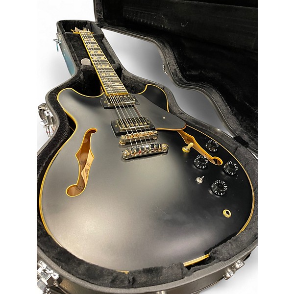 Used Ibanez JSM-20 Black Hollow Body Electric Guitar