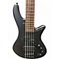 Used Schecter Guitar Research Stiletto Stealth Black Electric Bass Guitar thumbnail