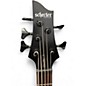 Used Schecter Guitar Research Stiletto Stealth Black Electric Bass Guitar