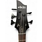 Used Schecter Guitar Research Stiletto Stealth Black Electric Bass Guitar