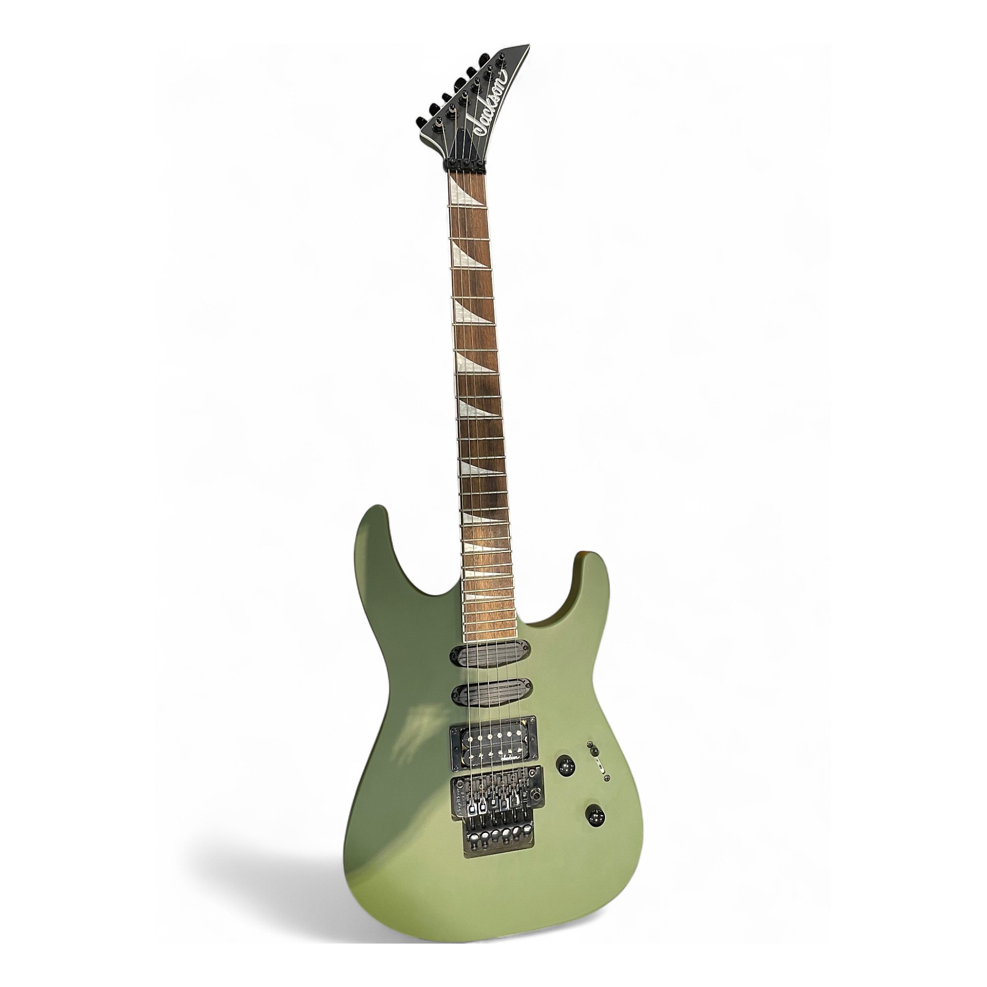 Used Jackson SLX3 Army Green Solid Body Electric Guitar Army Green