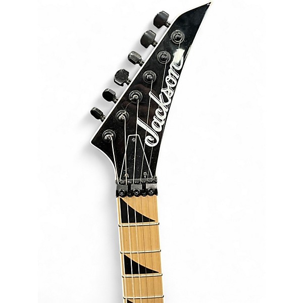 Used Jackson JS34Q Dinky TRANSPARENT RED Solid Body Electric Guitar