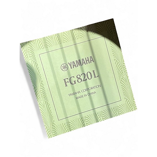 Used 2020s Yamaha FG820L Natural Acoustic Guitar