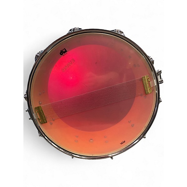 Used DW 6.5X14 Performance Series Snare WHITE MARINE Drum