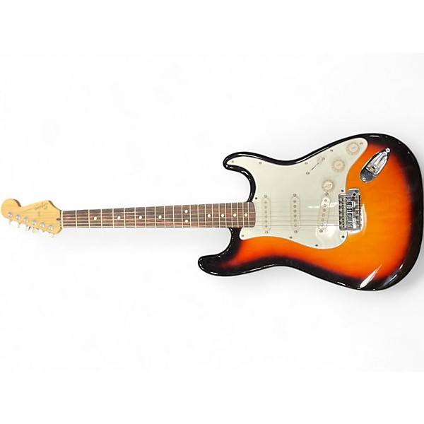 Used Squier Standard Stratocaster Brown Sunburst Solid Body Electric Guitar