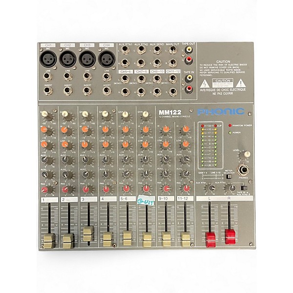 Used Phonic mm122 Unpowered Mixer