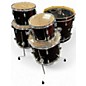 Used PDP by DW 6 Piece Concept Series Dark Cherry Burst Drum Kit