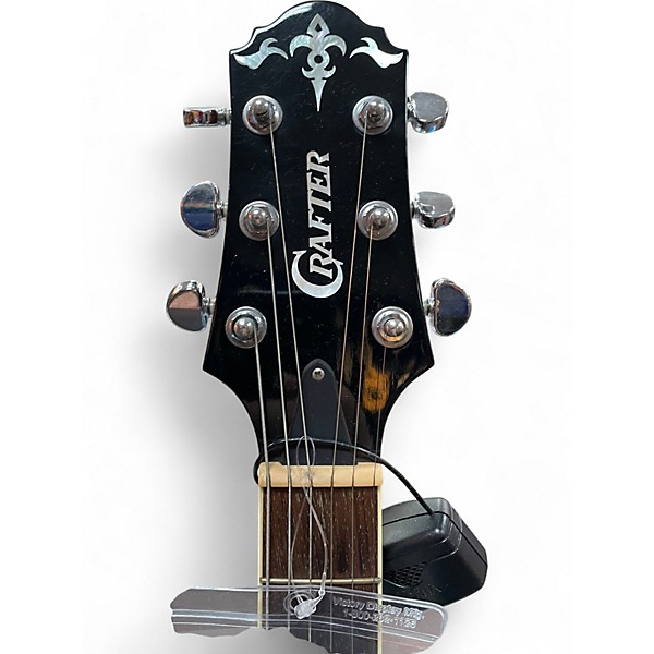 Used Crafter Guitars SAT-M  GOLD Hollow Body Electric Guitar