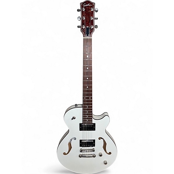 Used Godin MONTREAL PREMIER HT Trans White Hollow Body Electric Guitar