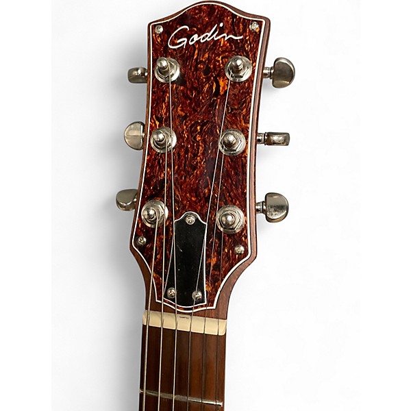 Used Godin MONTREAL PREMIER HT Trans White Hollow Body Electric Guitar