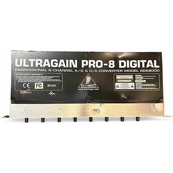 Used Behringer ADA8000 Ultragain Pro 8 Audio Converter