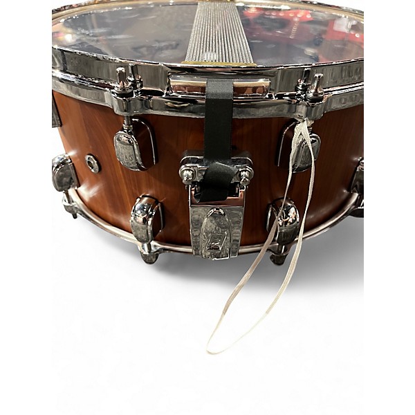 Used TAMA 6.5X14 Starclassic Snare Brown Drum