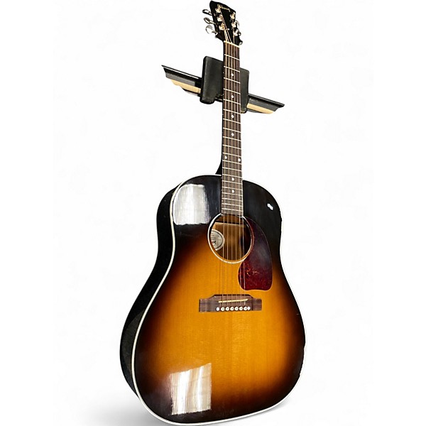 Used 2017 Gibson J45 Standard 2 Color Sunburst Acoustic Electric Guitar