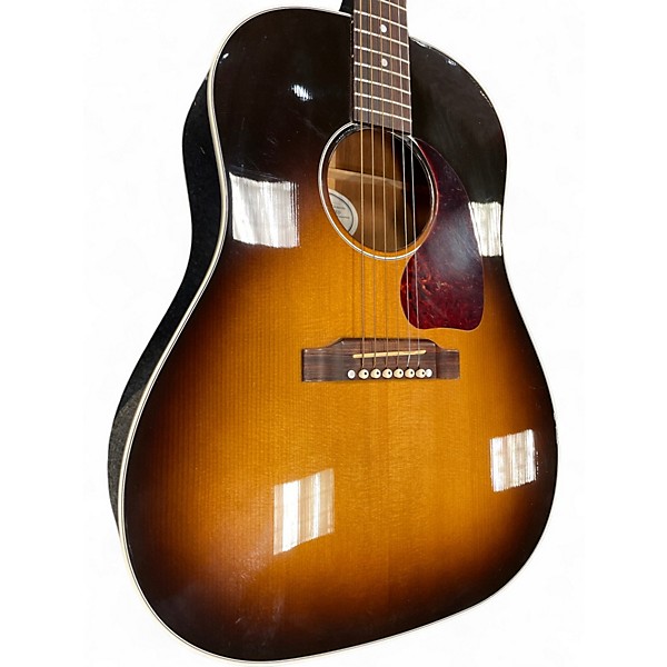 Used 2017 Gibson J45 Standard 2 Color Sunburst Acoustic Electric Guitar