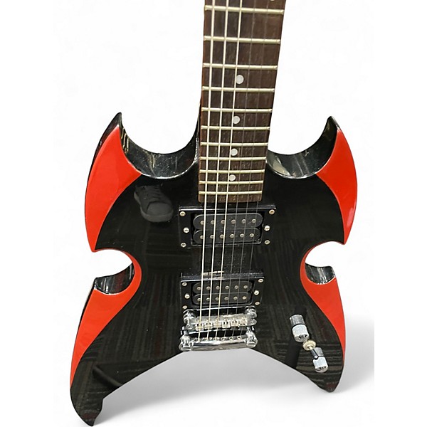 Used Silvertone PAUL STANLEY BLACK Solid Body Electric Guitar