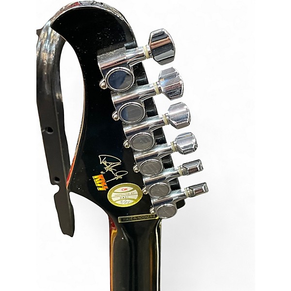 Used Silvertone PAUL STANLEY BLACK Solid Body Electric Guitar