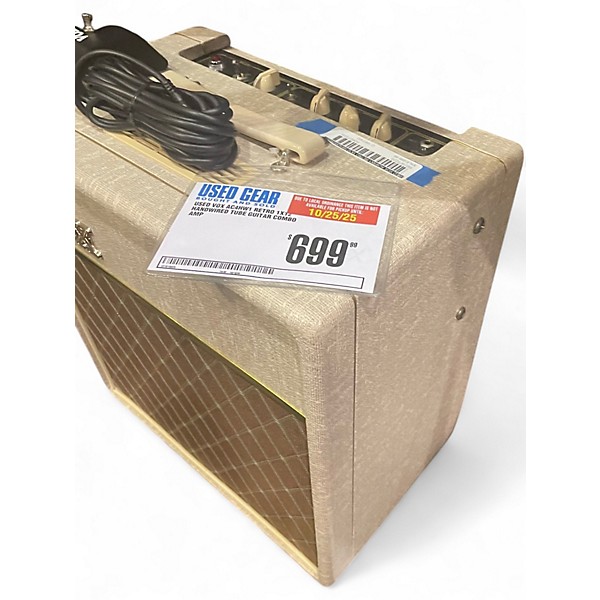 Used VOX AC4HW1 Retro 1x12 Handwired Tube Guitar Combo Amp