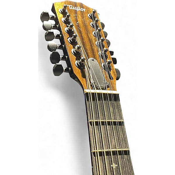 Used Taylor 250CE 12 STRING EBONY 12 String Acoustic Electric Guitar