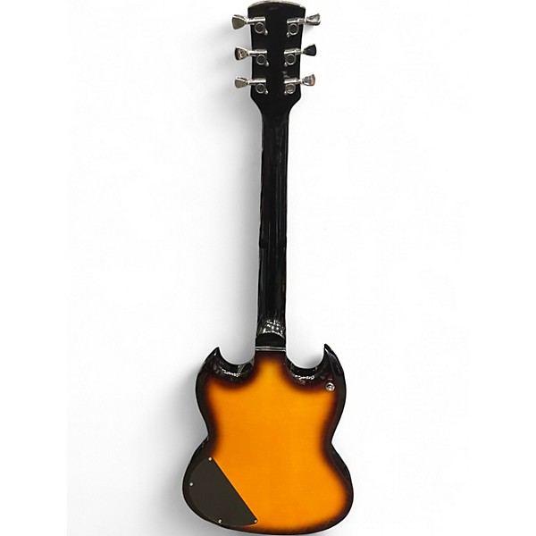 Used Corbin Musical Instruments SG Style Orange Burst Solid Body Electric Guitar