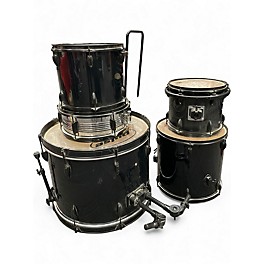 Used Pulse 5 Piece 5 Piece Kit Black Drum Kit