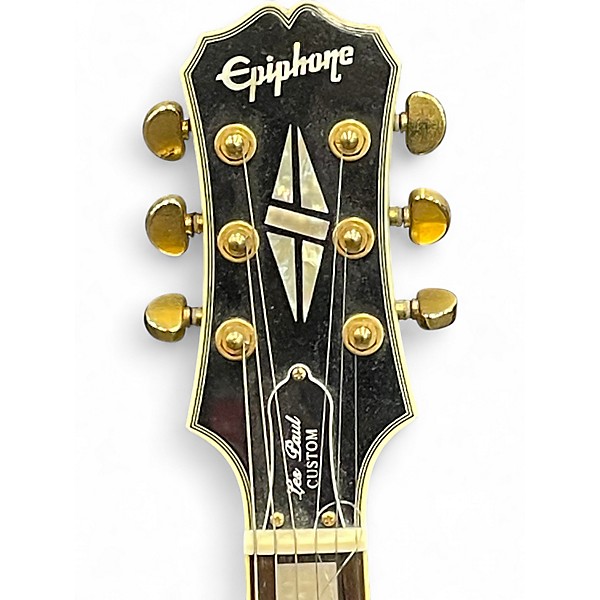 Used Epiphone Les Paul Black Beauty 3 Black Solid Body Electric Guitar