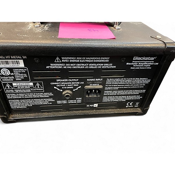 Used Blackstar HT Metal Series HT1MH 1W Tube Guitar Amp Head