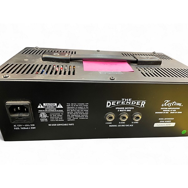 Used Kustom DEFENDER 5HMOD Tube Guitar Amp Head