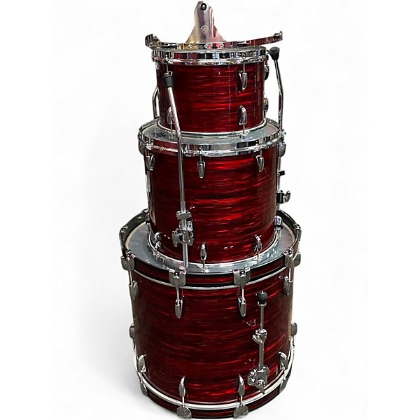 Used Gretsch Drums 3 Piece Brooklyn Series Red Oyster Drum Kit