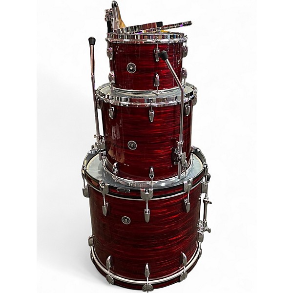 Used Gretsch Drums 3 Piece Brooklyn Series Red Oyster Drum Kit