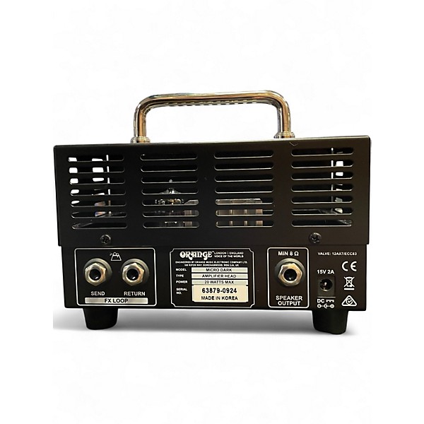 Used Orange Amplifiers Micro Dark 20W Tube Guitar Amp Head