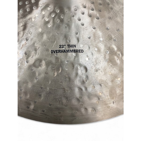 Used Zildjian 22in K Constantinople Thin Overhamm Ride Cymbal