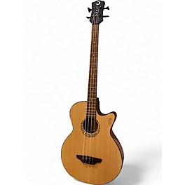 Used Luna LAB 30 TRIBAL Natural Acoustic Bass Guitar