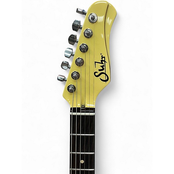 Used Suhr Ian Thornley Signature Classic JM Vintage Yellow Solid Body Electric Guitar