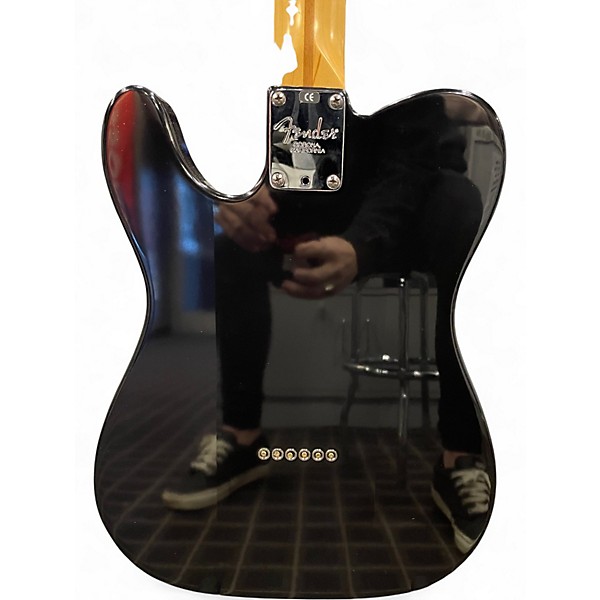 Used Fender American Standard Telecaster Black Solid Body Electric Guitar