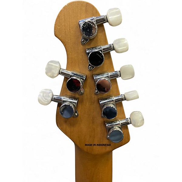 Used Sterling by Music Man John Petrucci JP157 7 String Blood Orange Burst Solid Body Electric Guitar