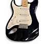 Used 2003 Fender Standard Stratocaster Black Solid Body Electric Guitar