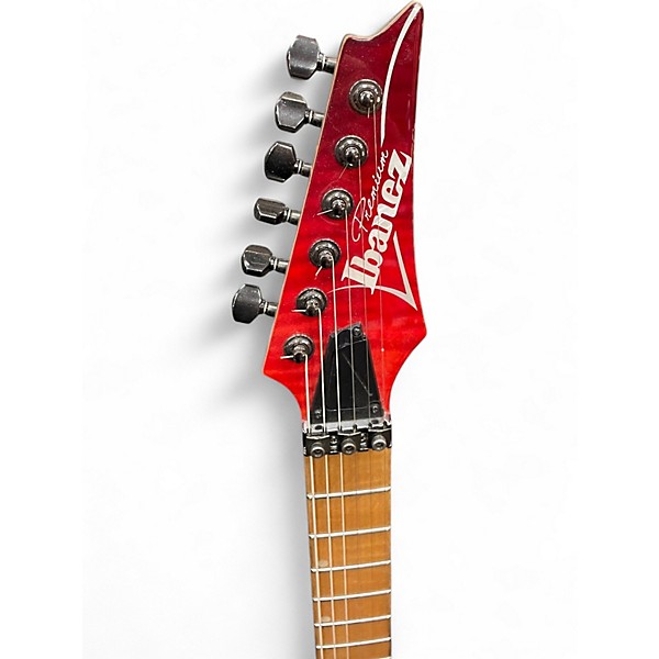 Used Ibanez rg6pcml red fade Solid Body Electric Guitar