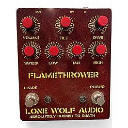 Used Lone Wolf Audio Flamethrower Effect Pedal