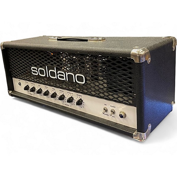 Used Soldano HR50 Plus 50W Solid State Guitar Amp Head