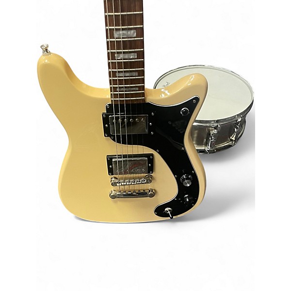 Used 2019 Epiphone PHANTOMATIC FRANK IERO Worn TV Yellow Solid Body Electric Guitar