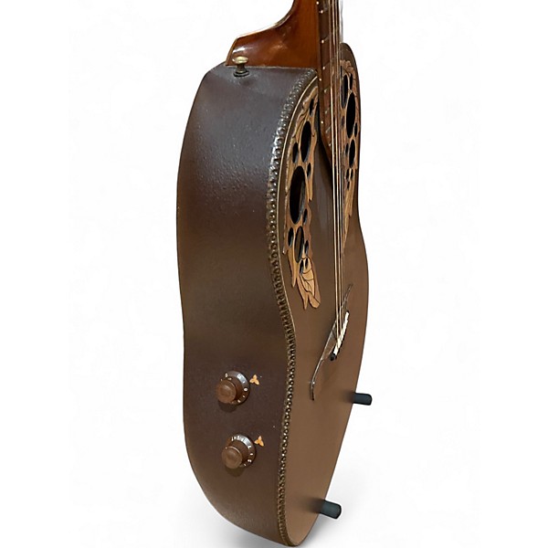 Vintage 1970s Ovation Adamas 1681-9 Balladeer Natural Acoustic Electric Guitar