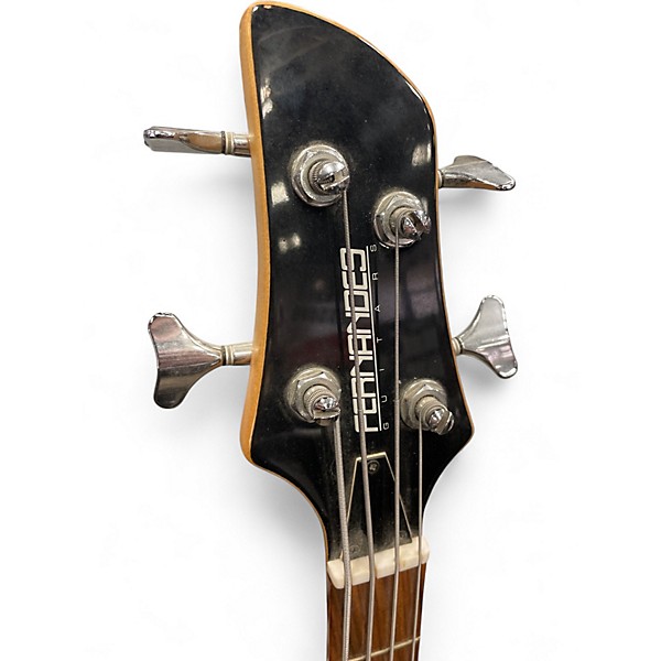 Used Fernades FRB-40 Revolver Bass Black Electric Bass Guitar