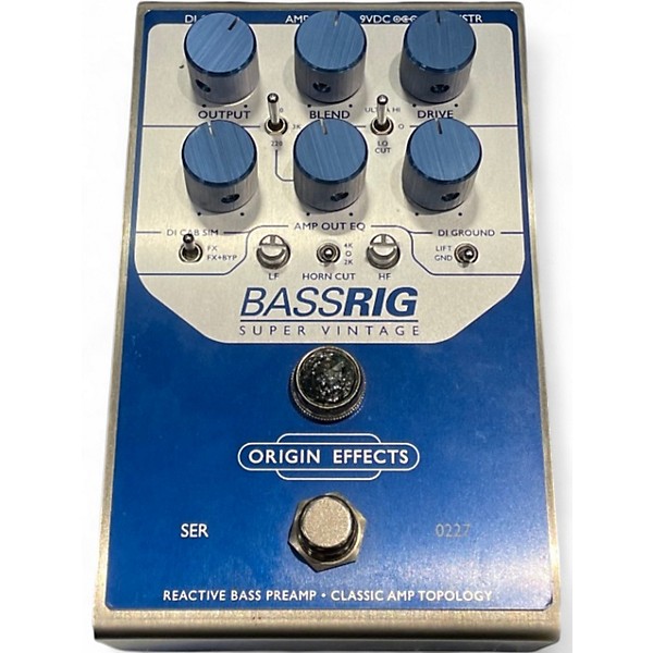 Used Origin Effects Bassrig Bass Effect Pedal