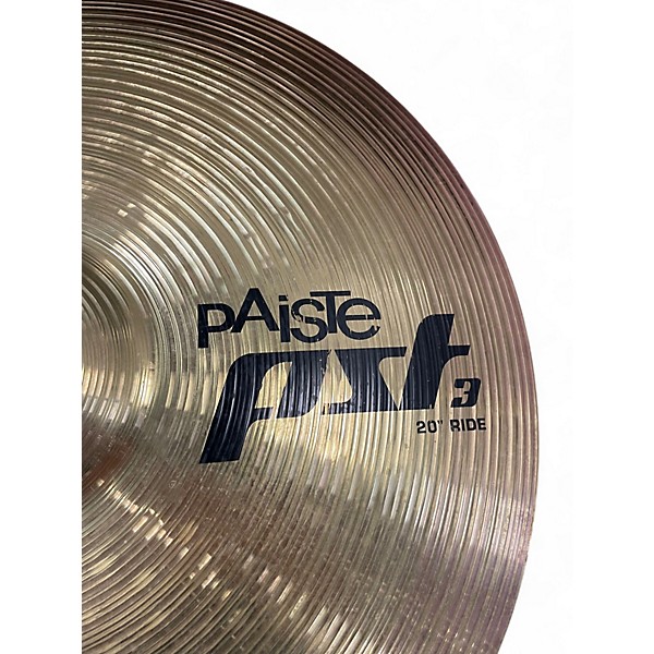 Used Paiste 20in PST3 RIDE Cymbal