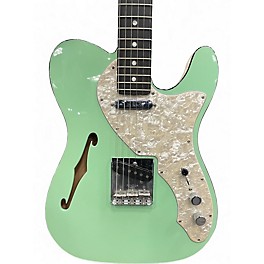 Used Fender FSR THINLINE TWO TONE TLECASTER Seafoam Green Hollow Body Electric Guitar