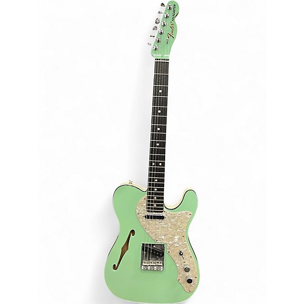 Used Fender FSR THINLINE TWO TONE TLECASTER Seafoam Green Hollow Body Electric Guitar