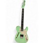 Used Fender FSR THINLINE TWO TONE TLECASTER Seafoam Green Hollow Body Electric Guitar
