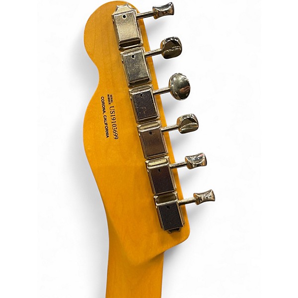 Used Fender FSR THINLINE TWO TONE TLECASTER Seafoam Green Hollow Body Electric Guitar